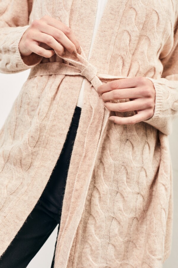 Cardigan Ochos Beige Melange