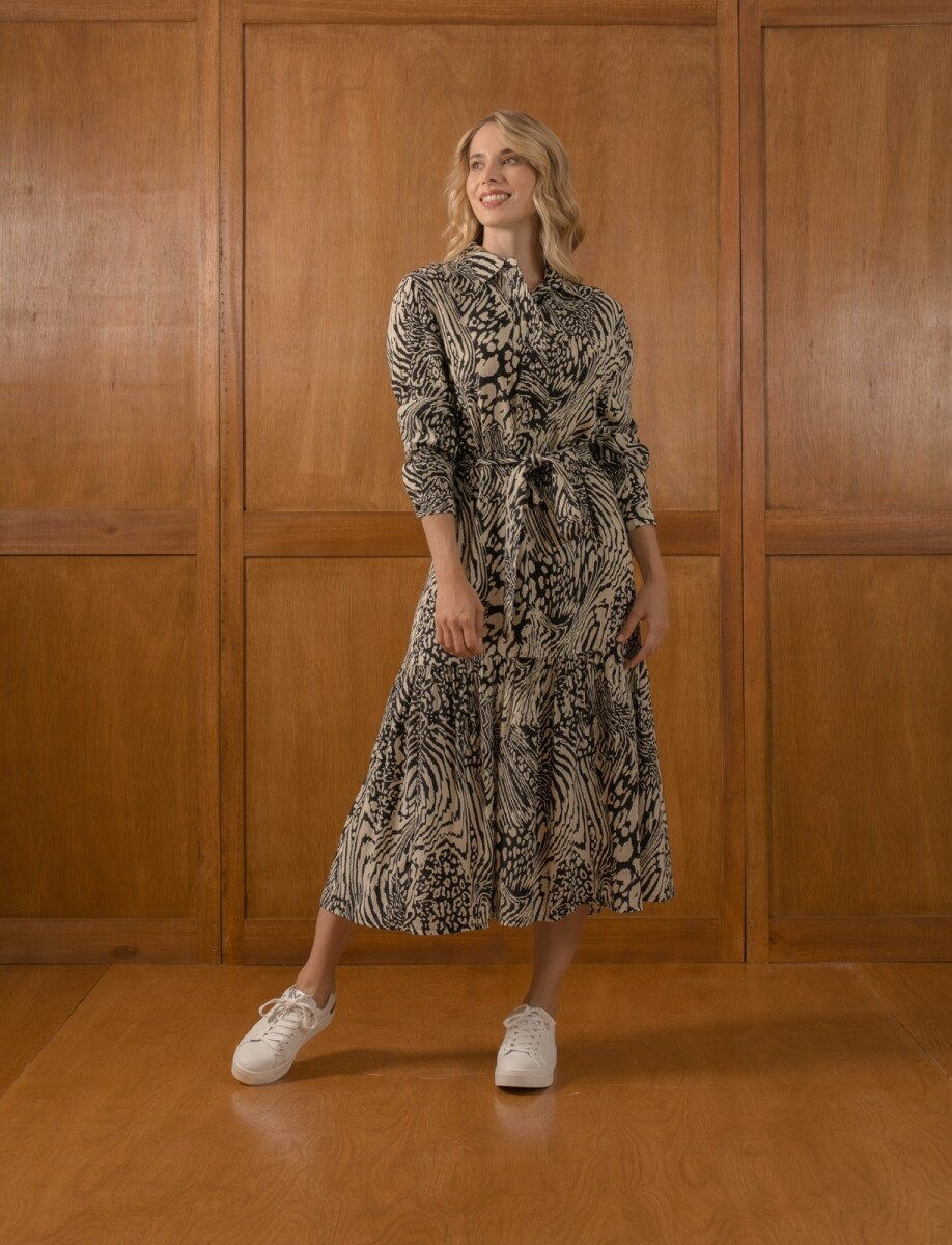 Vestido de Estampado. 
