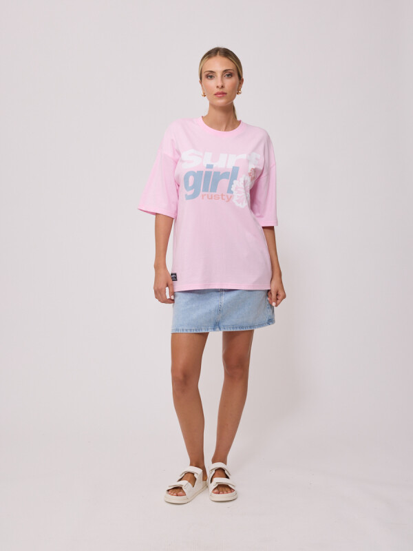 T-SHIRT SEREIA RUSTY Rosa Claro