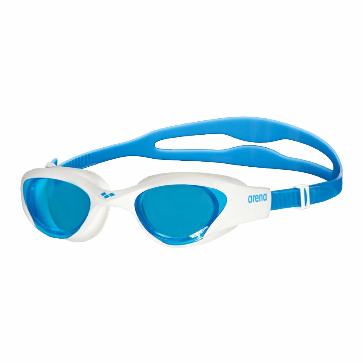 Lentes De Natacion Entrenamineto Unisex Adulto Arena The One Goggles - Azul y Blanco 