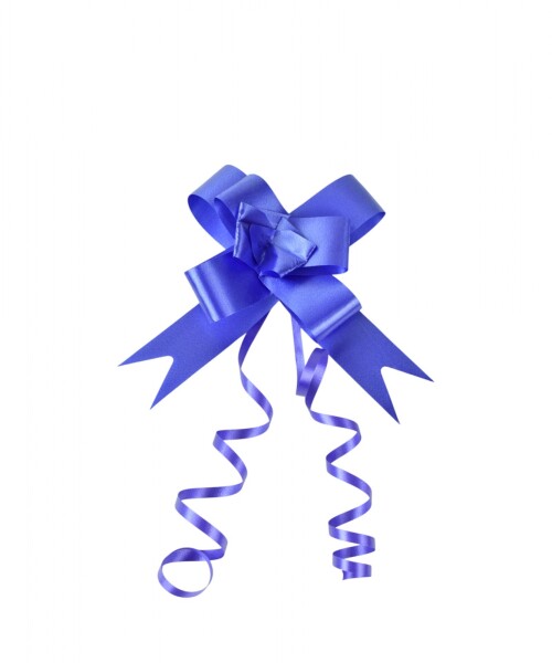 Pack x10 uds Moño Mágico 2x39 cm AZUL