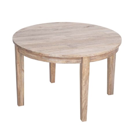 MESA DE COMEDOR MADERA NATURAL-BEIGE MANGO