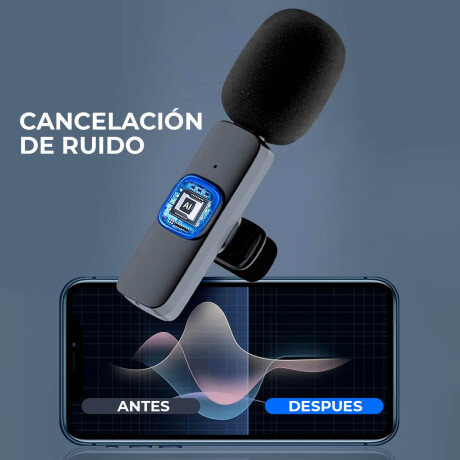 Set X2 Micrófono Portable Inalámbrico Reducción Ruido Set X2 Micrófono Portable Inalámbrico Reducción Ruido