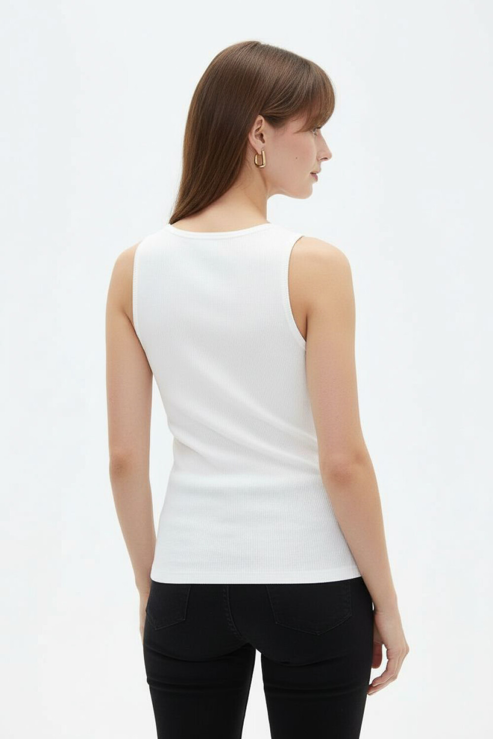 Musculosa Hilar Marfil / Off White