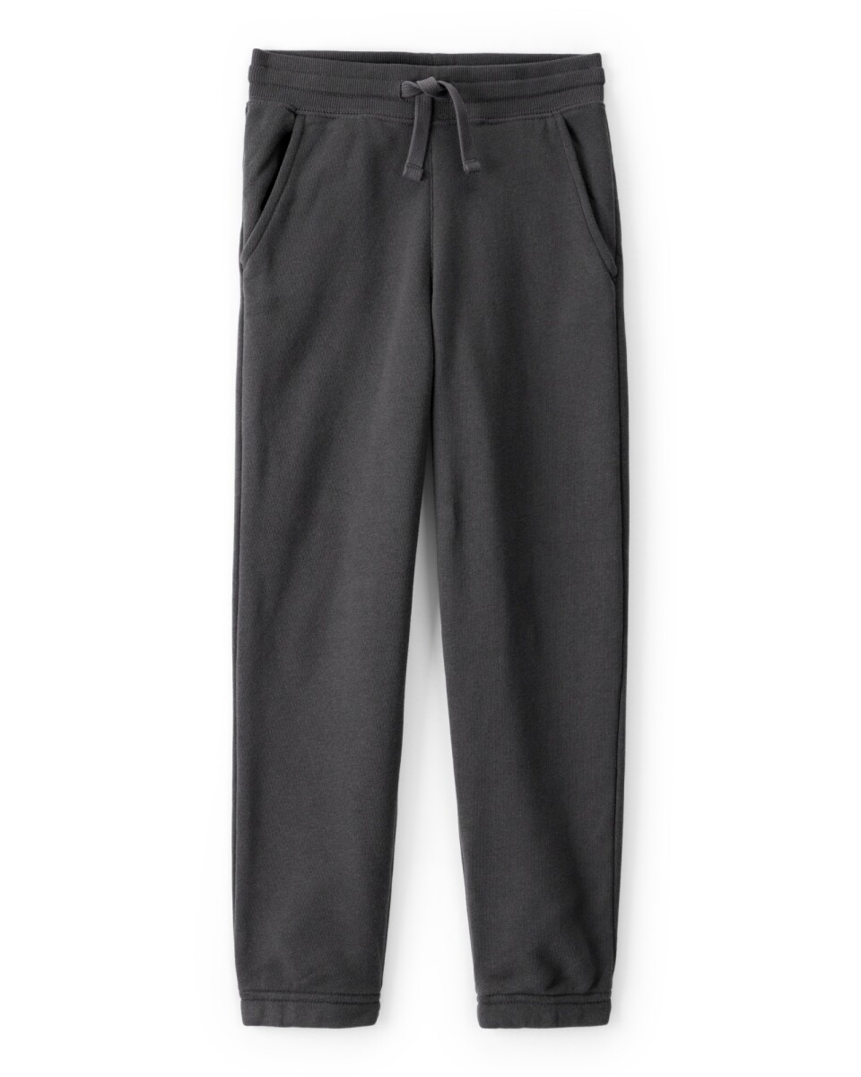 Pantalón deportivo de algodón, negro 