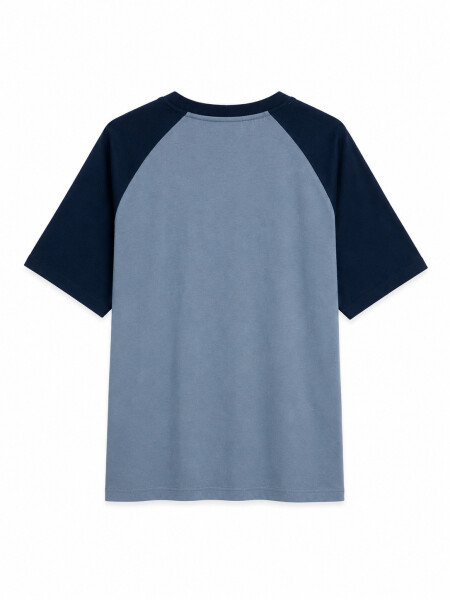 REMERA ROTU AZUL CLARO