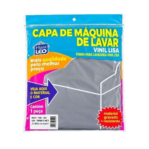 Funda protectora para lavarropas carga frontal Gris