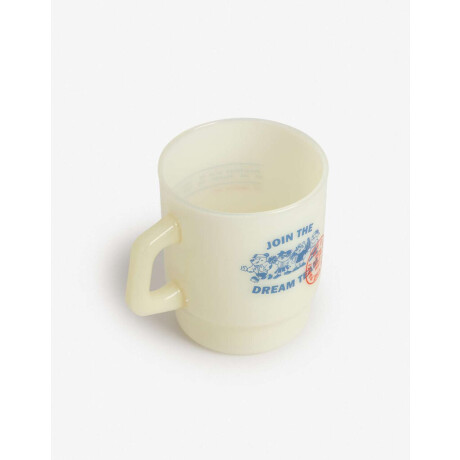 Taza De Vidrio Ilustrada Combinacion Bicolor