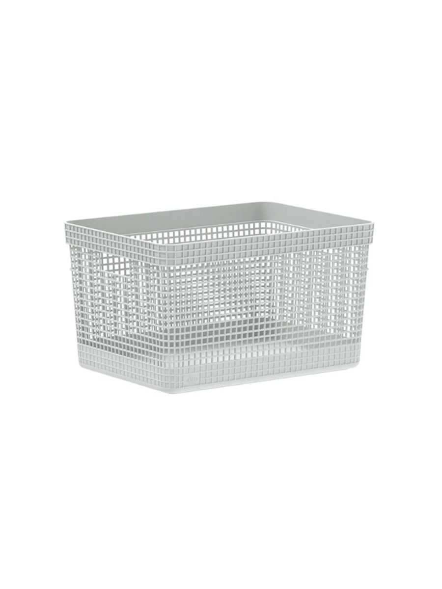 CESTA PLASTICA - BLANCO 