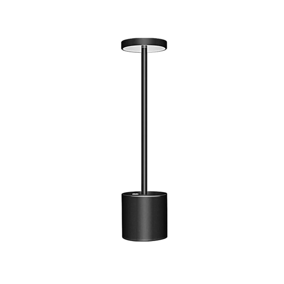 Lampara de mesa Nini Recargable Dimerizable Negra 