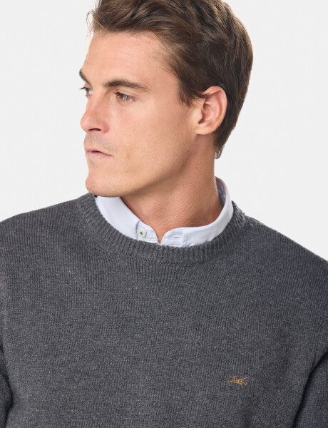 BUZO DE LANA Gris Oscuro