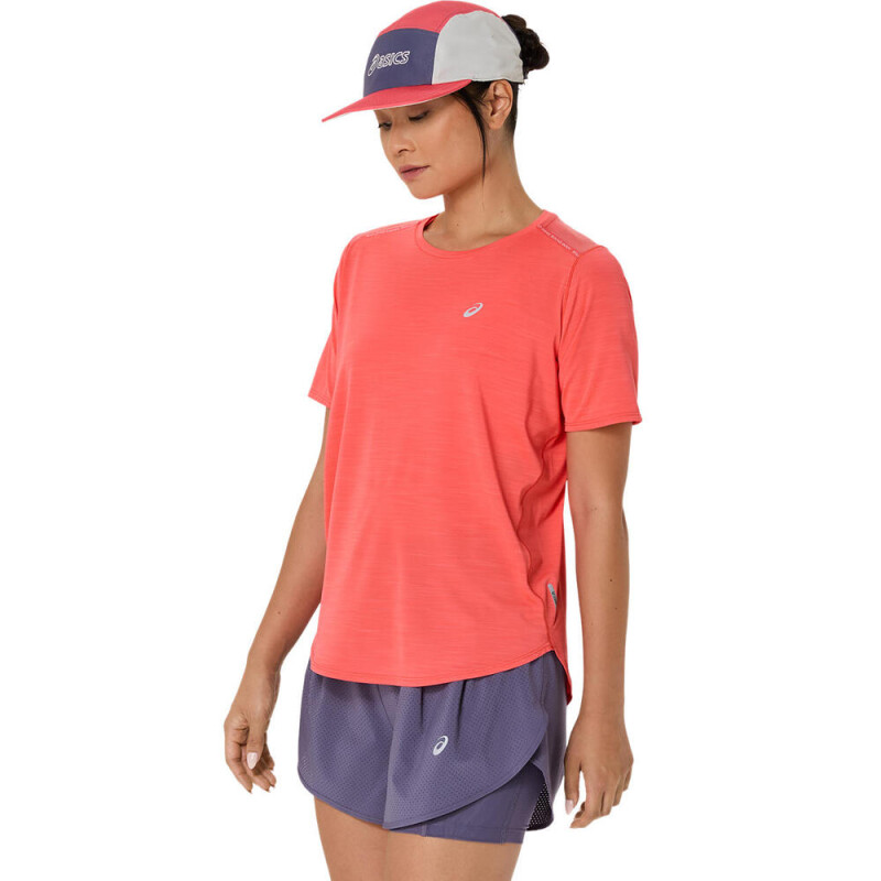 Polo Running Road SS Top Mujer Coral Reef