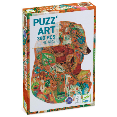 Puzzle Puzz’Art Oso 350 piezas Djeco Puzzle Puzz’Art Oso 350 piezas Djeco