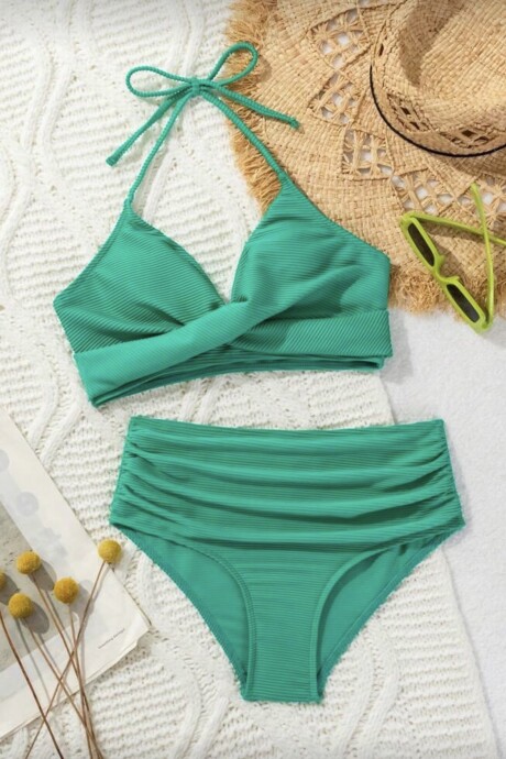 Bikini ESMERALDA - lycra con textura Bikini ESMERALDA - lycra con textura