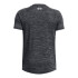 UA Tech Textured SS-ORG BLK-001