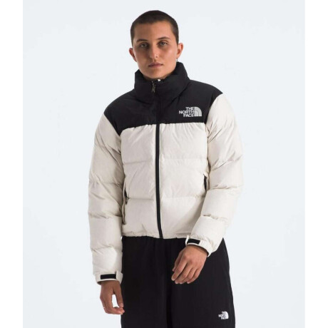 Campera de Pluma 1996 Nuptse mujer White Dune/tnf Black/r
