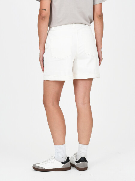 SHORT NIT BLANCO