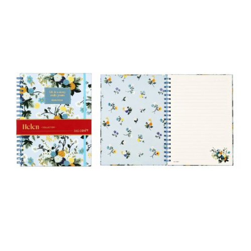 Cuiaderno A4 Espiral 80Hjs - Ibi Craft Helen Cuiaderno A4 Espiral 80hjs - Ibi Craft Helen