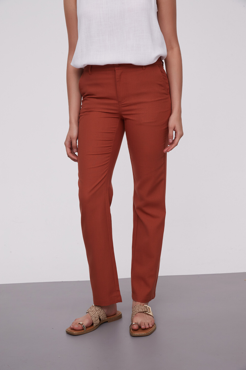 Pantalon Luca Terracota