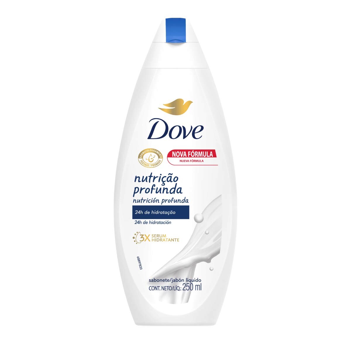 DOVE JABON LIQUIDO NUTRICION PROFUND FR. 