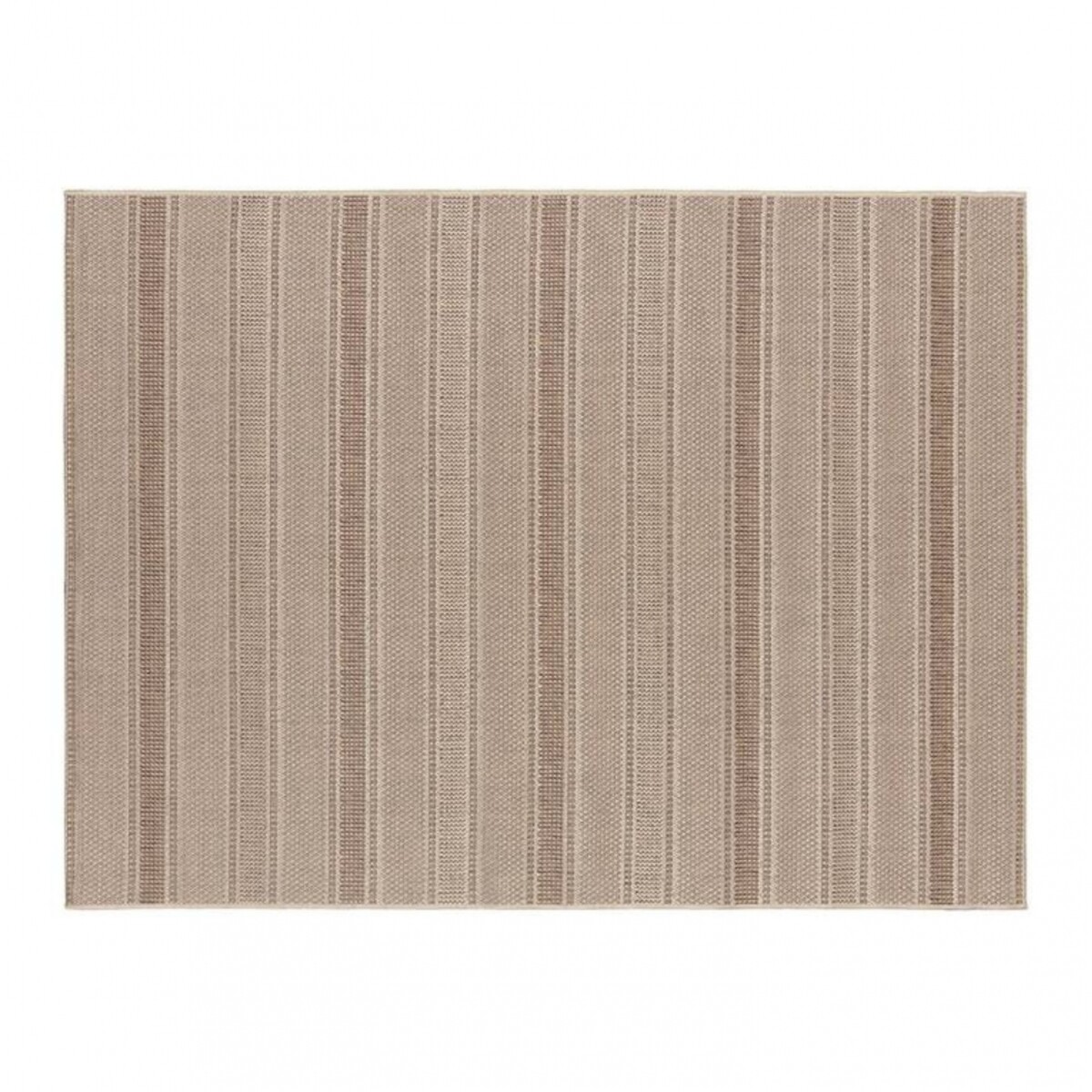 Alfombra de interior Eco-Nature - Riscas | 2.00x2.50 m - Beige Marron 