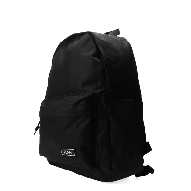 Mochila Push De Tela Negro