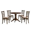 Juego Comedor 4 Sillas Redondo Coco (hv) Juego Comedor 4 Sillas Redondo Coco (hv)
