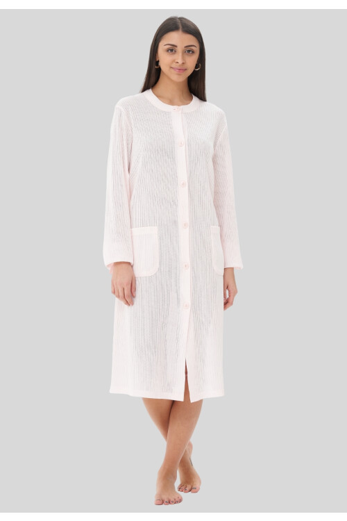 BATA ALGODON LABRADO ROSADO