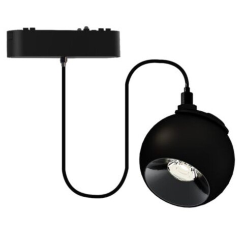 COLGANTE LED MAGNETICO SEMI ESFERA 12W 3000K 24º NEGRO COLGANTE LED MAGNETICO SEMI ESFERA 12W 3000K 24º NEGRO