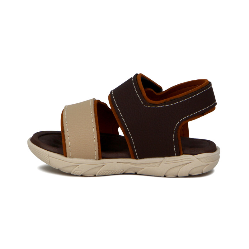 Molekino Sandalia Casual C/velcro De Niño 2135.137-13958 Cafe-beige