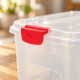 Caja organizadora 12 lts Alta TRANSPARENTE