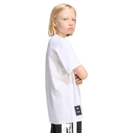 Remera Adidas Lo Gfx Niño Blanco