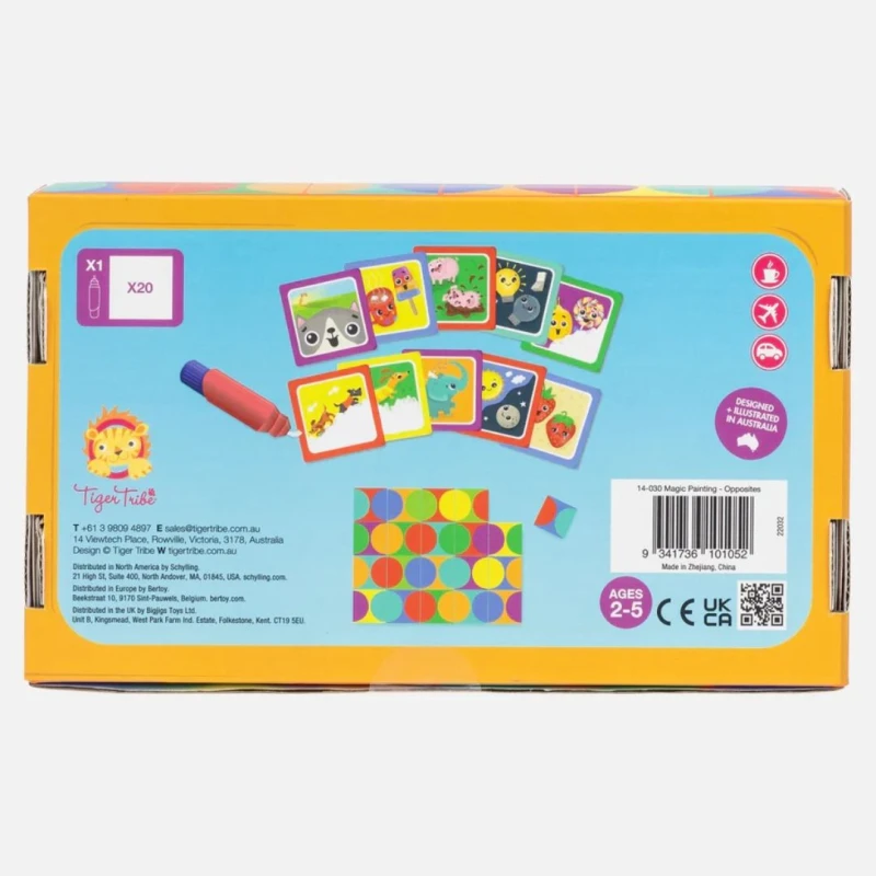 Pintura mágica - Opuestos Pintura Mágica - Opuestos