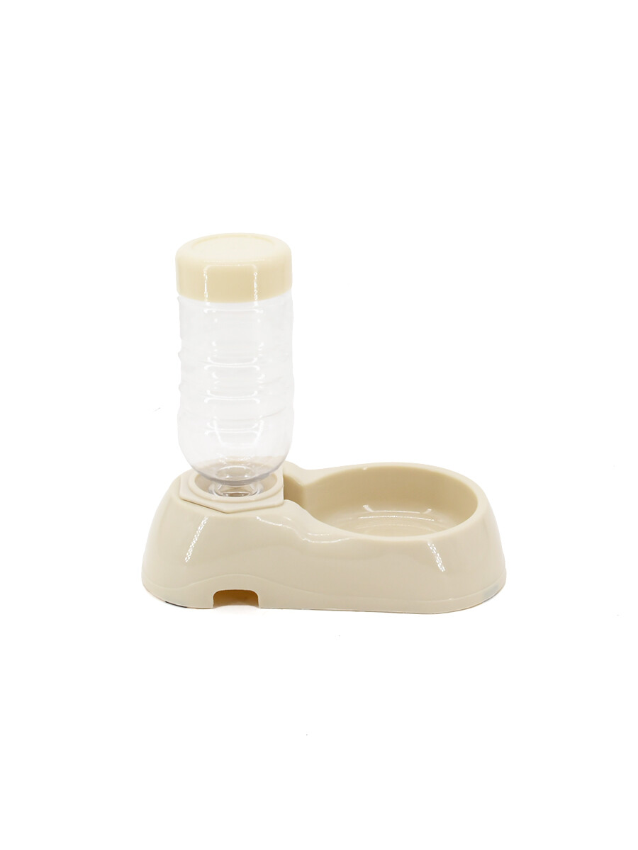 BEBEDERO CON BOTELLA 500 ML - GRIS 