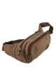 Riñonera de lona clásica Marrón