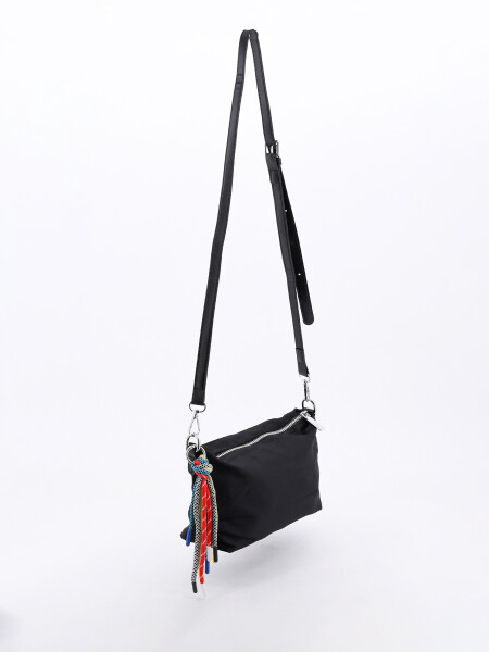 BANDOLERA BIANCA NEGRO