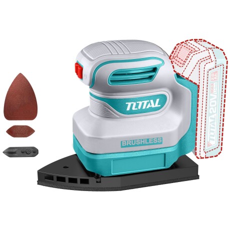 Lijadora Orbital Delta Inalámbrica A Batería 20v - Sin Carbones Lijadora Orbital Delta Inalámbrica A Batería 20v - Sin Carbones