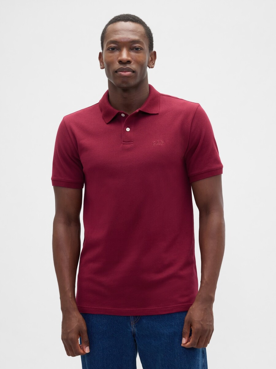 F-LOGO PK POLO - RED DELICIOUS 2 