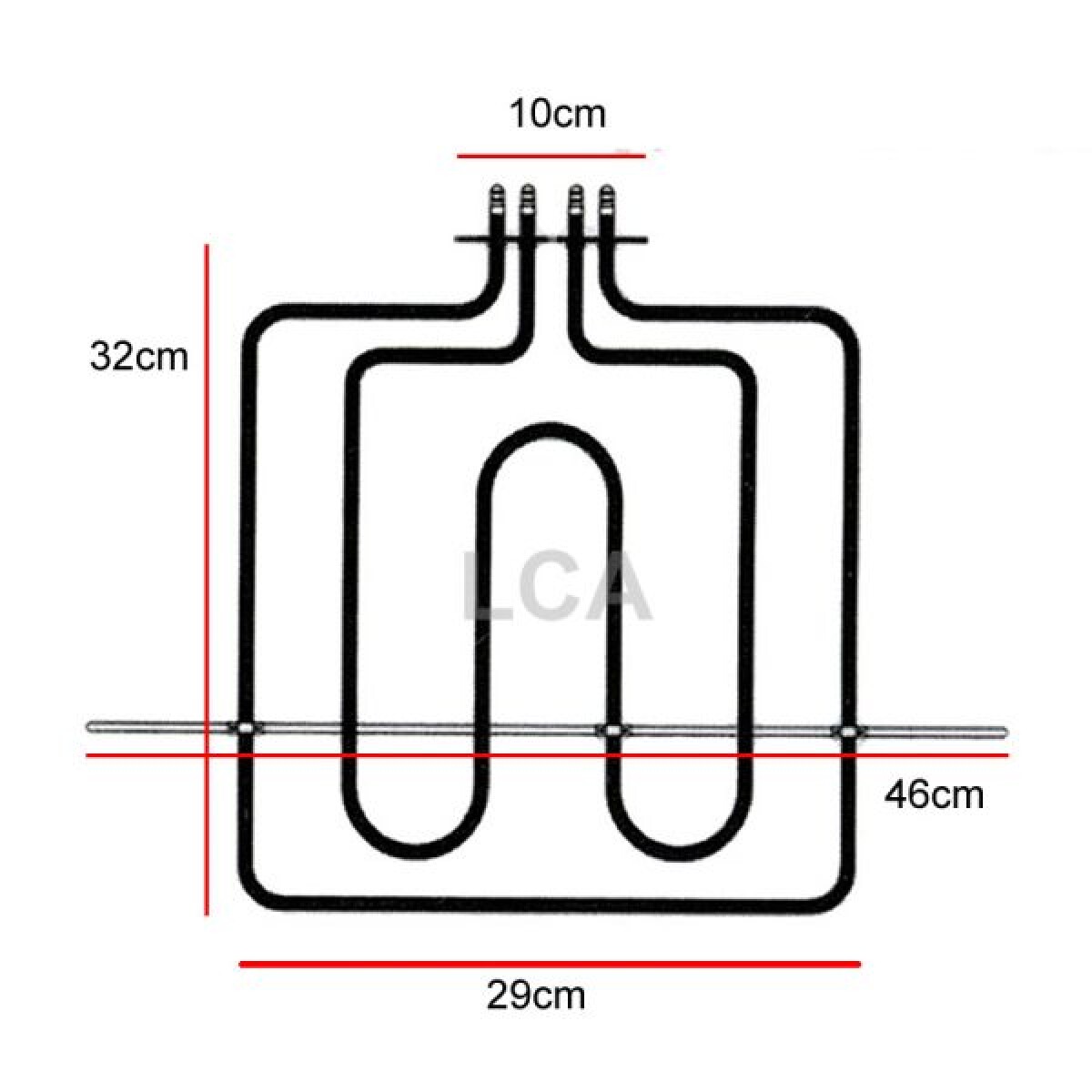 Resistencia Doble Horno James Ariston 750+1500 W 