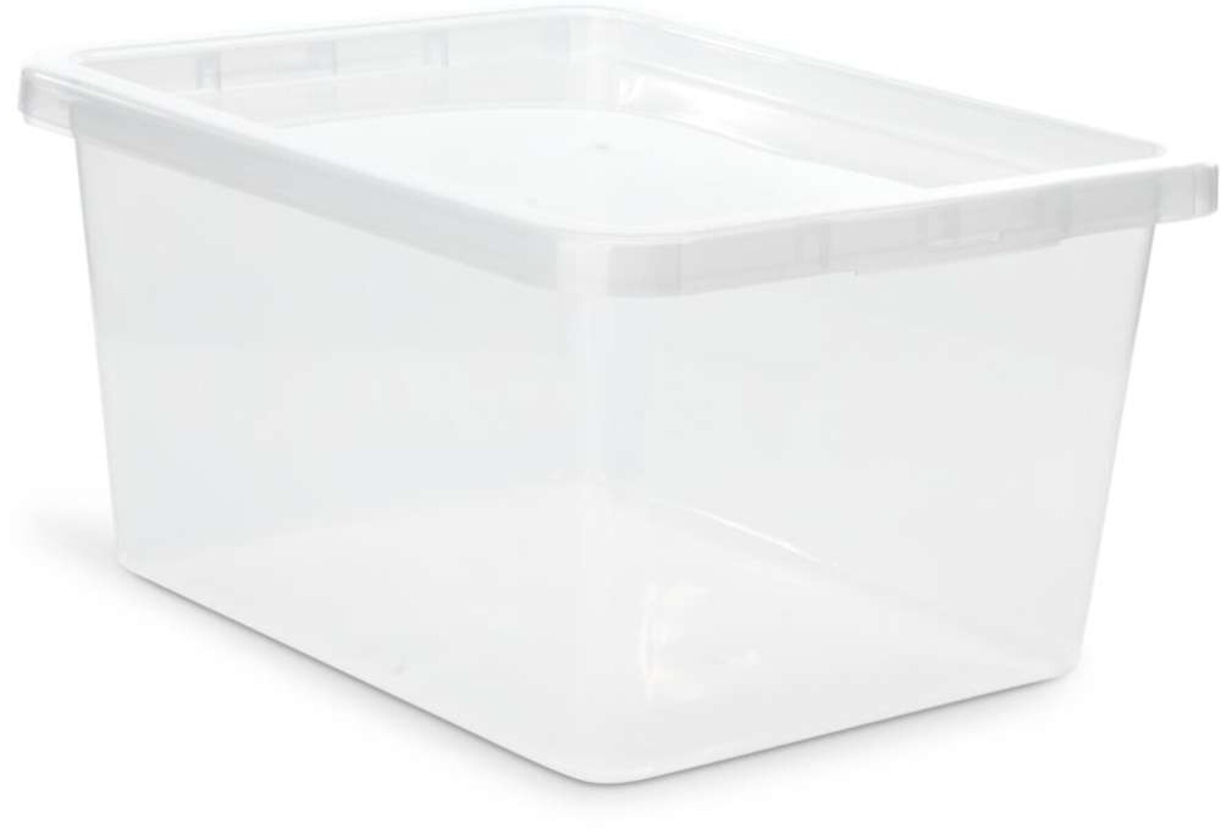 Caja BASIC BOX 20L con tapa - Transparente 