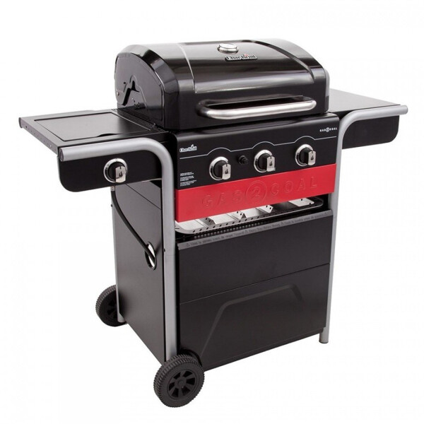 Barbacoa A Gas Y Carbon Char Broil Hibrida BARBACOA A GAS + CARBON CHAR BROIL 71055