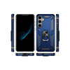 Protector rígido Samsung Galaxy S24 con anillo color azul Protector Rígido Samsung Galaxy S24 Con Anillo Color Azul