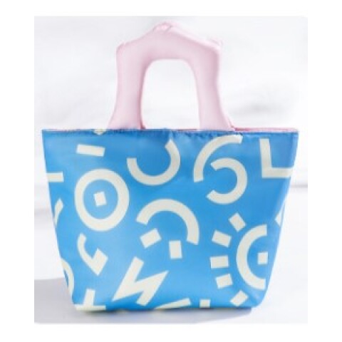 BOLSA TÉRMICA CARTOON COLORIDA PARA ALMUERZO (CELESTE) BOLSA TÉRMICA CARTOON COLORIDA PARA ALMUERZO (CELESTE)