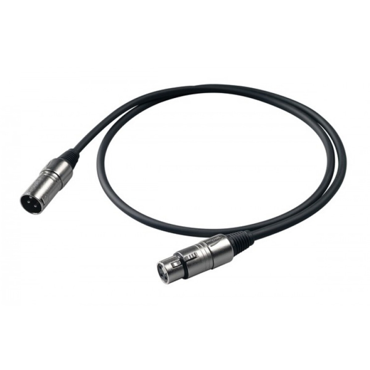 CABLE PARA MICRÓFONO PROEL DE 5 MTS XLR-XLR 