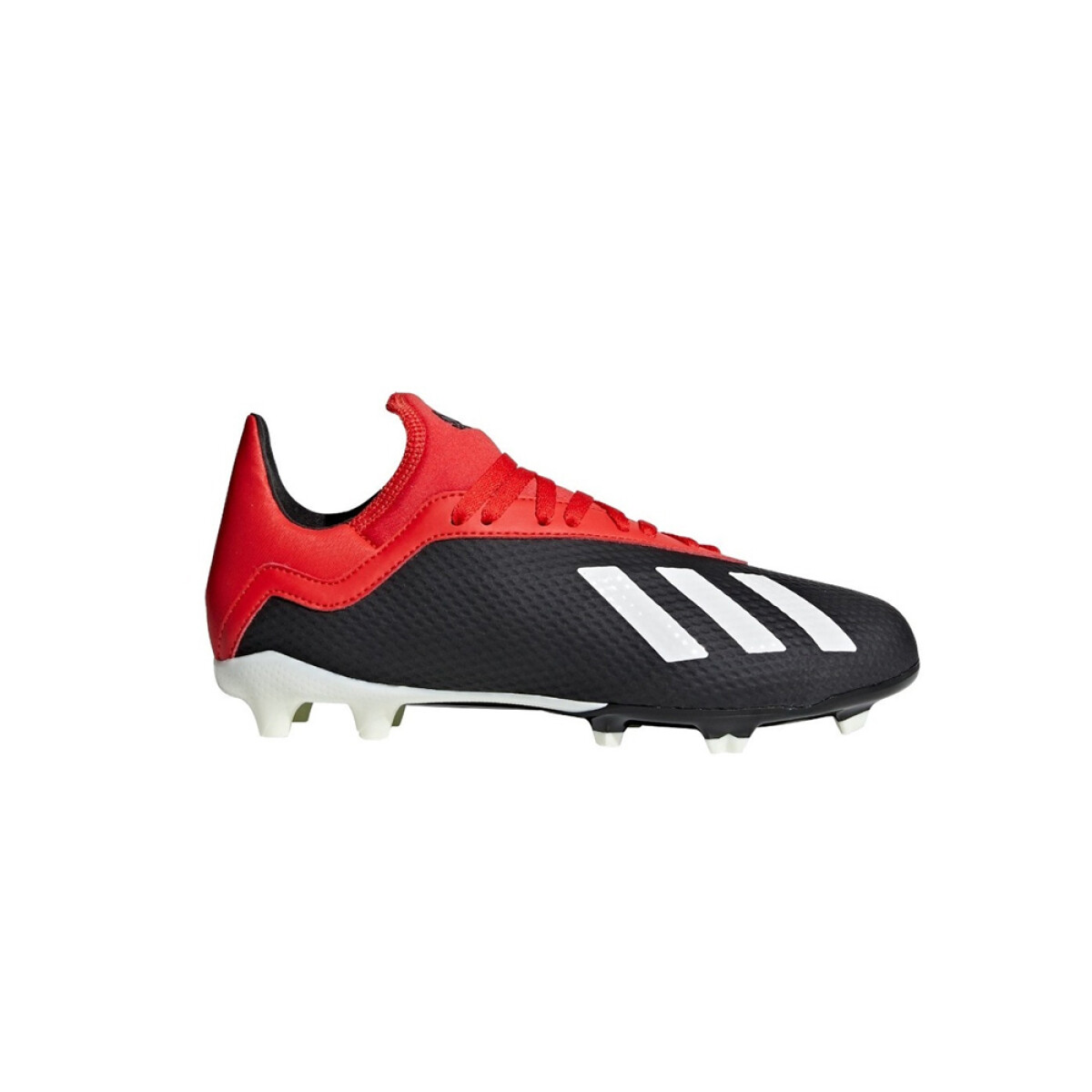 adidas X 18.3 FIRM GROUND CLEATS - Black/Red/White 