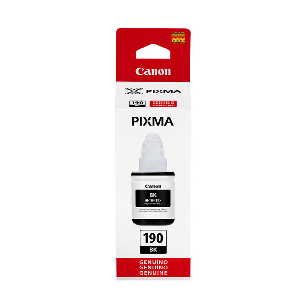 Botella de tinta original Canon GI190 black 