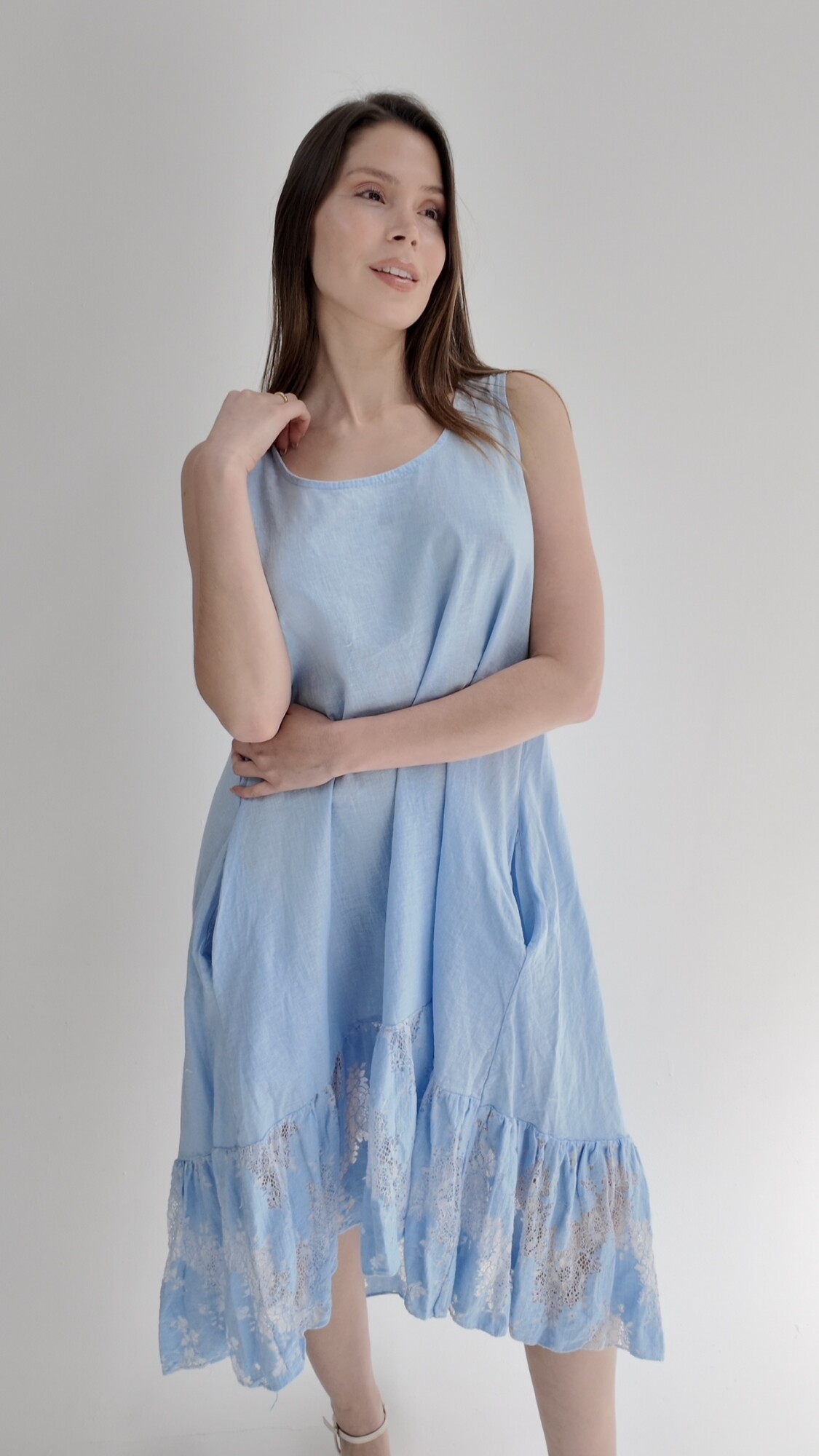 Vestido Carolina Celeste