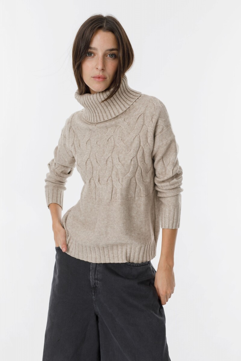 Sweater Poleron Pampa Crudo