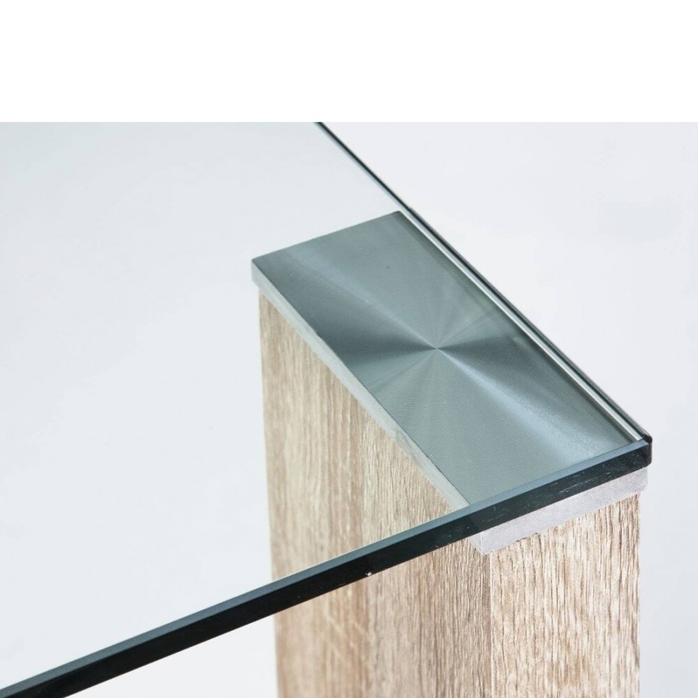 Mesa de vidrio rectangular 1,80m Mesa de vidrio rectangular 1,80m