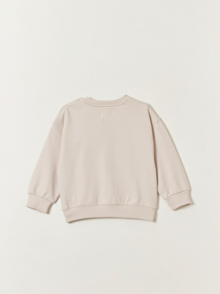 Buzo Estampa Beige